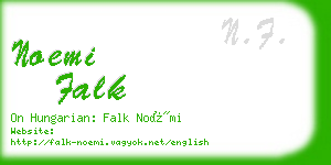 noemi falk business card